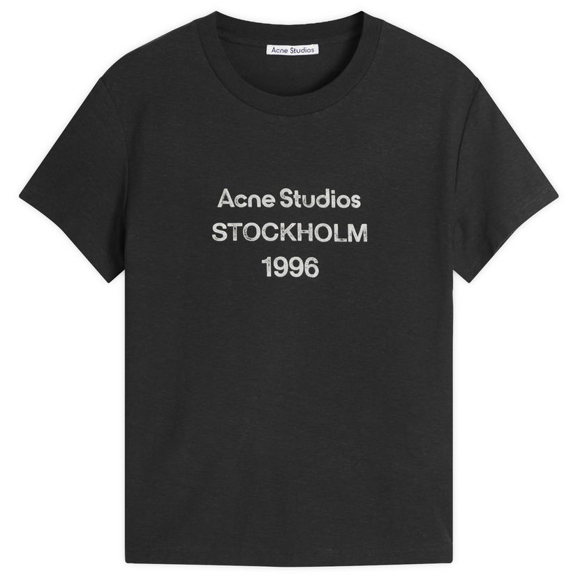 T-shirt Acne Studios Etza 1996 Faded T-Shirt, Size Large Sort | CL0395-BM0