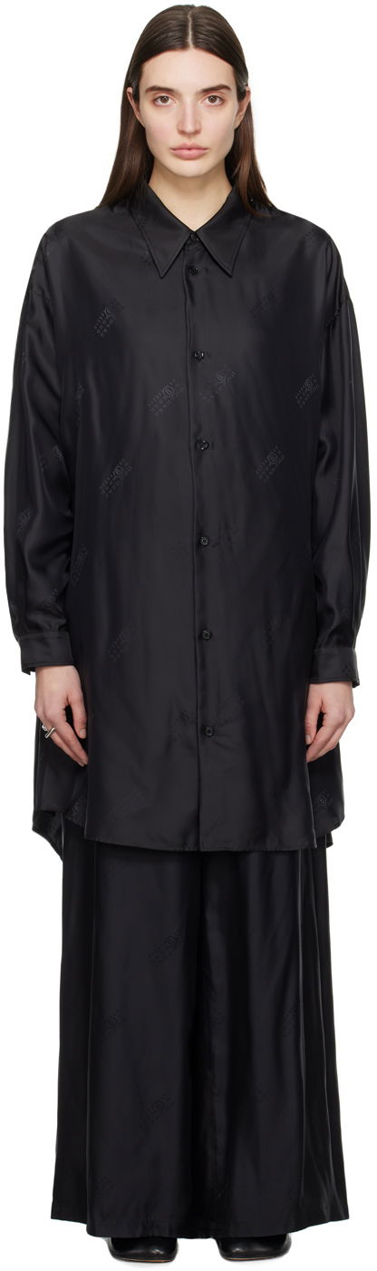 Kjole Maison Margiela MM6 Button-Up Dress Sort | S52CT0780 S78374