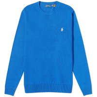 Sweatshirt Polo by Ralph Lauren Polo Ralph Lauren Cotton Shaker Crew Knit New Sapphire Mørkeblå | 710810846025, 1