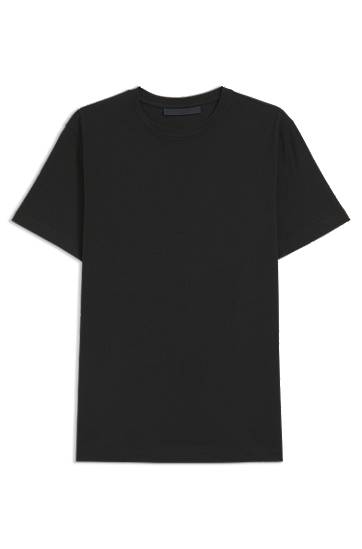 T-shirt BOSS BECKHAM x BOSS Mercerised Cotton T-Shirt Sort | 50549230