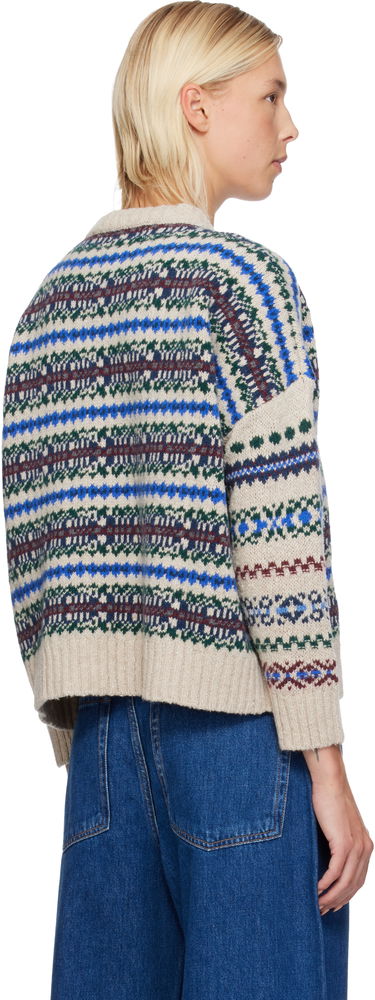 Sweater Max Mara Weekend Max Mara Rivetto Fair Isle Crewneck Sweater Flerfarvet | 2525366252600, 2