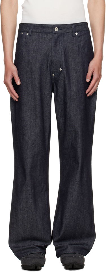 Jeans sage NATION SAGE NATION Straight Rivet Jeans Blå | S133 STRAIGHT RIVET TROUSER DENI, 0