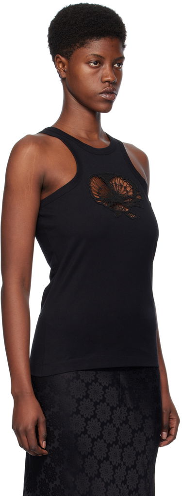 Tanktop Stella McCartney Stella McCartney Crochet Cutout Tank Top Hvid | 6J02783SPY59, 4