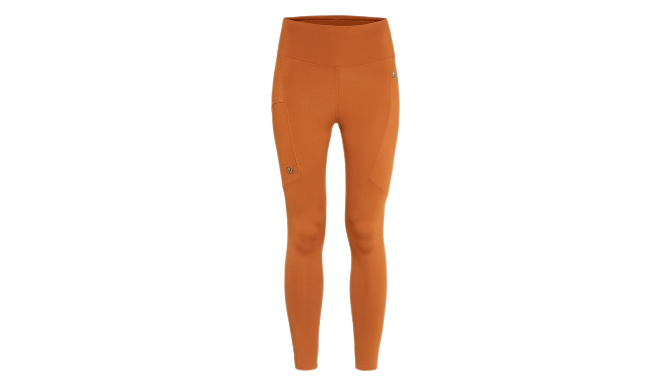Bukser og jeans FJÄLLRÄVEN Abisko Tights W Orange | F84773-243, 0