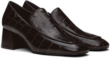 Sneakers og sko TOTEME Block-Heel Loafers Brun | 241-WAS983-LE0023, 3