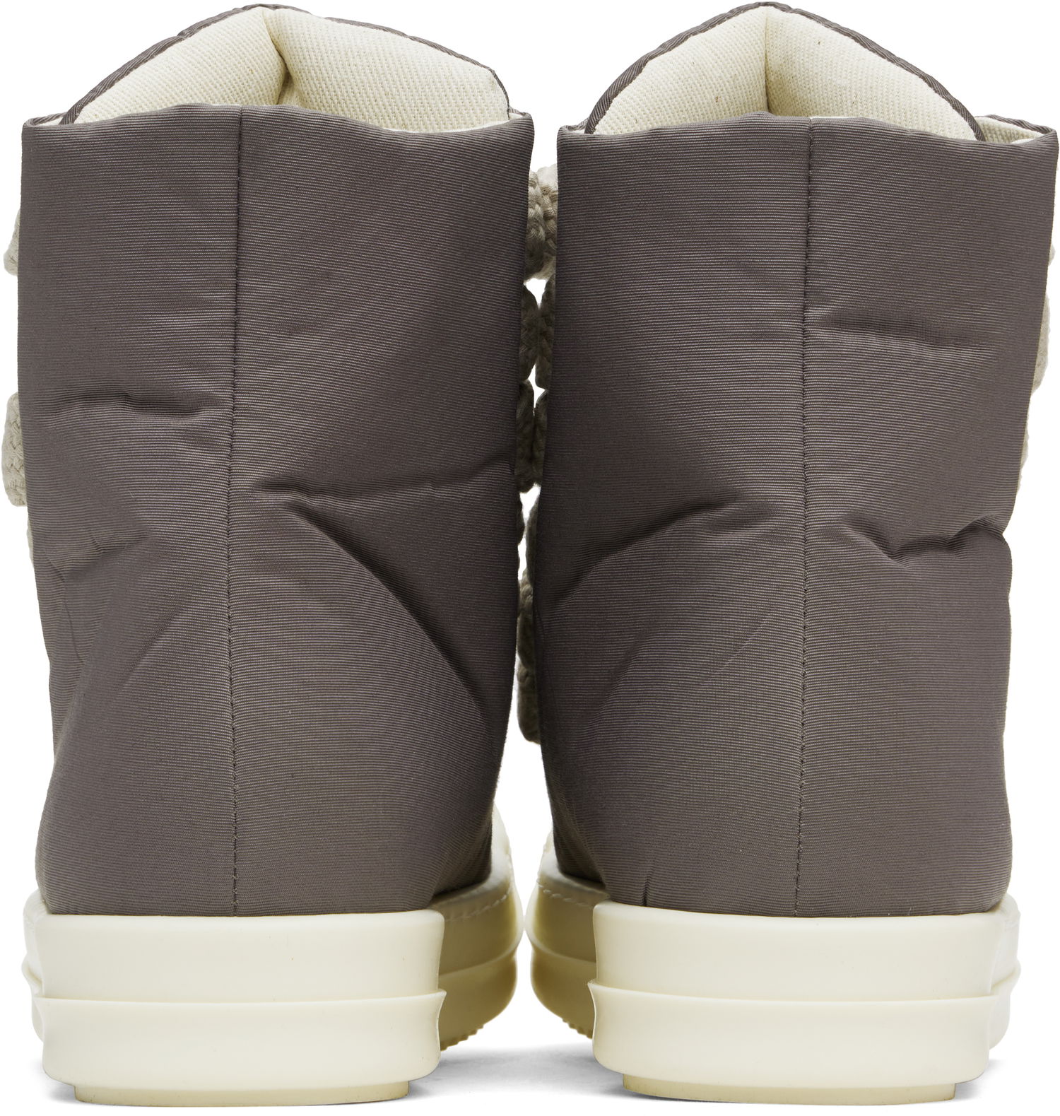 Puffer jakke Rick Owens Rick Owens DRKSHDW Hollywood Jumbo Lace Puffer Grå | DS01E3818 MUW2, 1