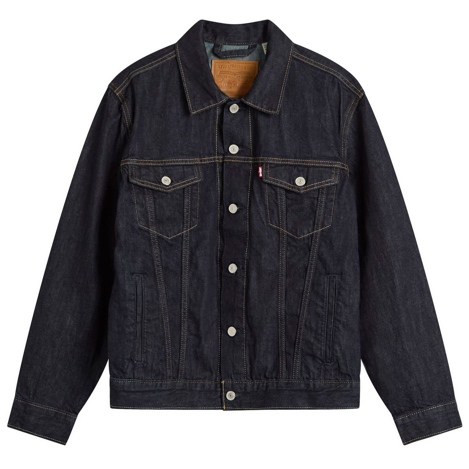 Jakke Levi's Red Tab Trucker Jacket, Size Large Blå | 72334-0732, 1