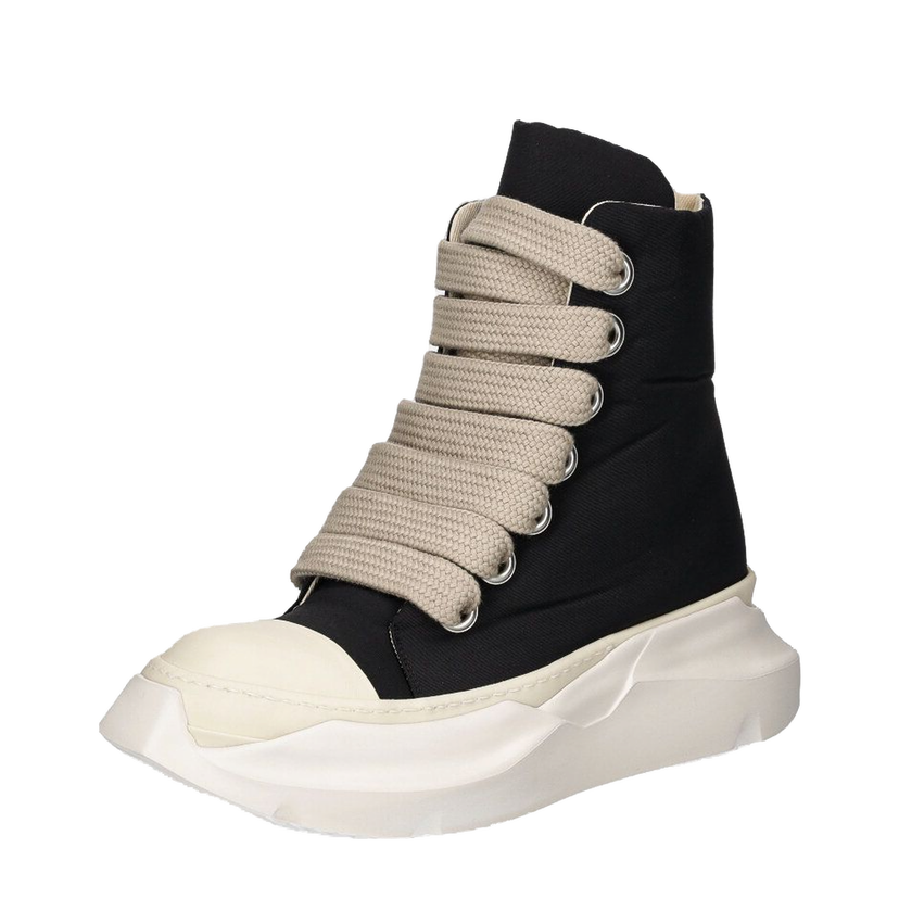 Sneakers og sko Rick Owens Jumbo Laces Abstract Sneak Sort | DU02D2844.MUPAW2