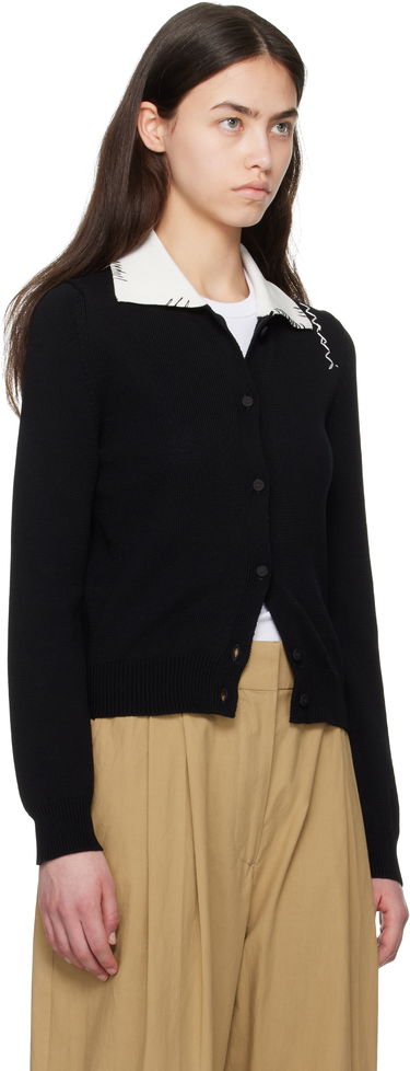 Sweater Marni Marni Mending Knit Cardigan Beige | CDMD0404Q0 UFCN54, 4