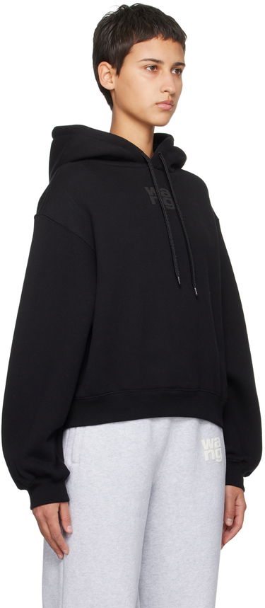 Sweatshirt Alexander Wang Bonded Hoodie Hvid | 4CC3222069, 4