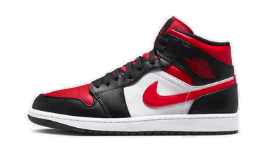 Sneakers og sko Jordan Air Jordan 1 Mid "Alternate Bred Toe" GS Rød | 554725-079, 2