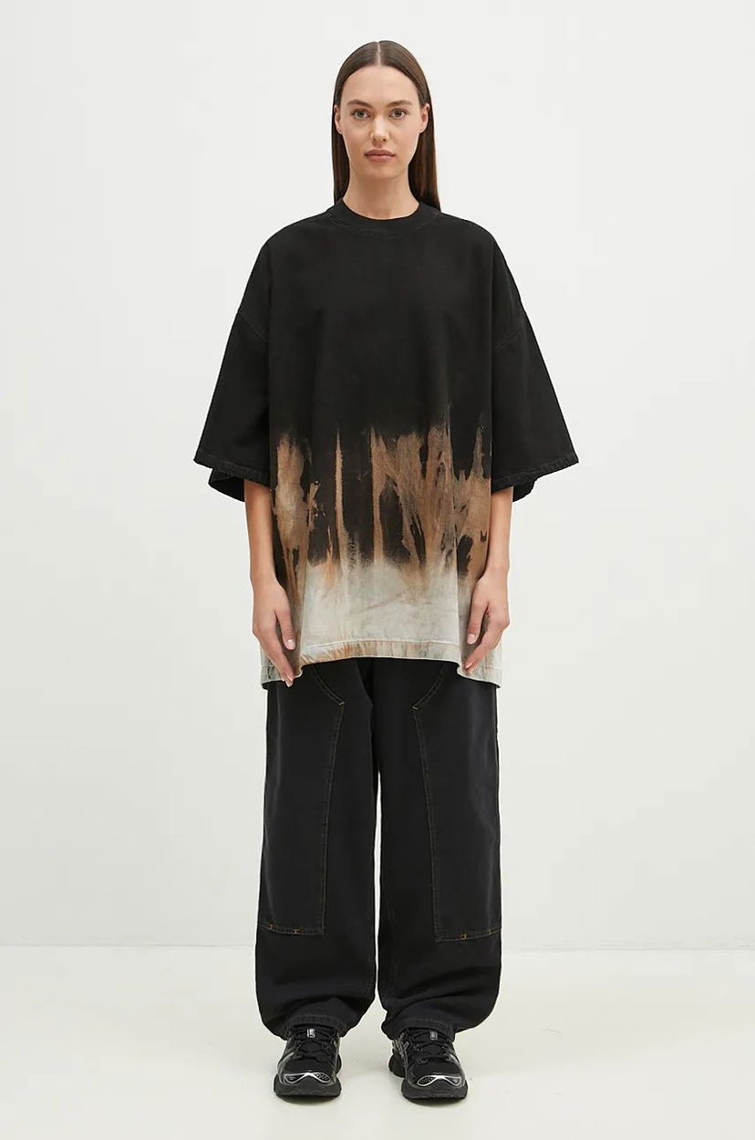T-shirt Rick Owens Tommy T Graphic T-Shirt Sort | DS02D2203.BSUN