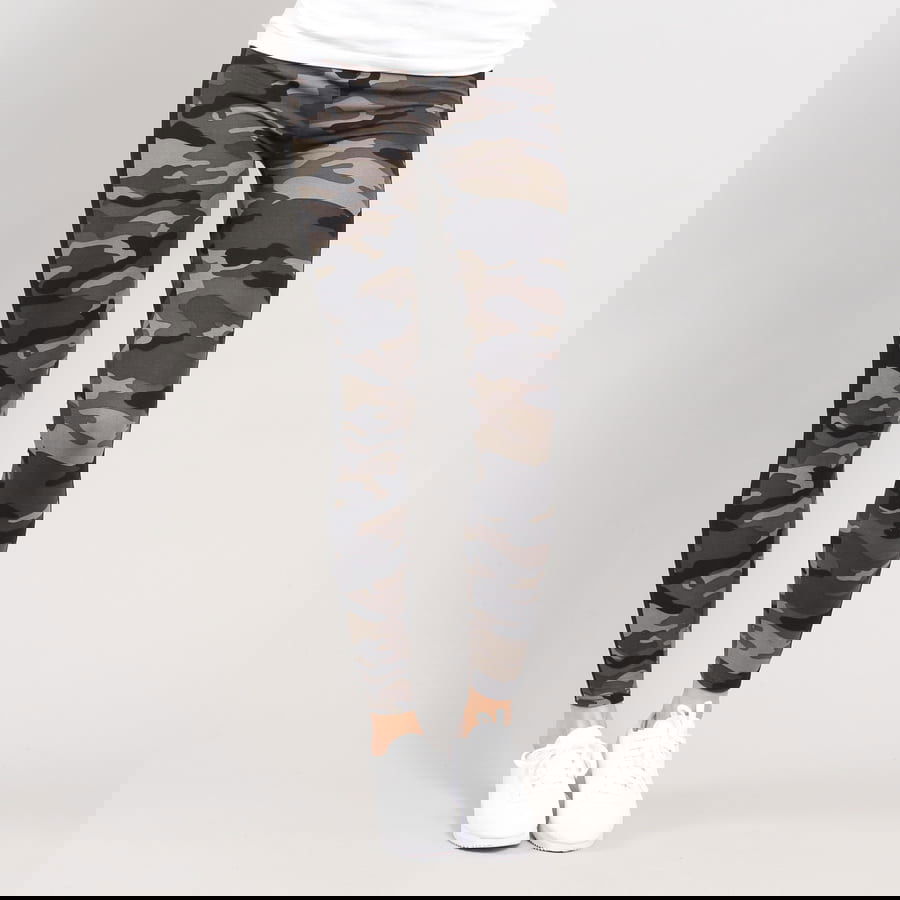 Bukser og jeans Urban Classics Ladies Camo Stripe Leggings Grå | TB1530 Grey, 0