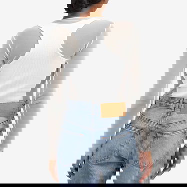 Tanktop Jean Paul Gaultier Gaultier Logo Layered Vest Hvid | 2430FTO193BT0010101, 3