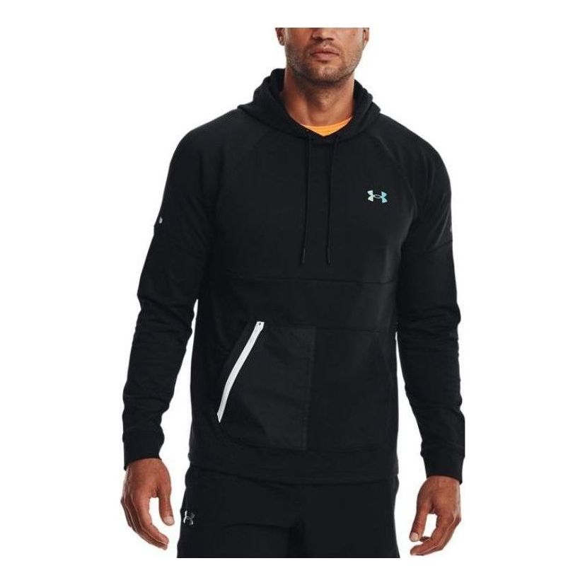 Sweatshirt Under Armour RUSH Warm-Up Hoodie Sort | 1370450-001, 0