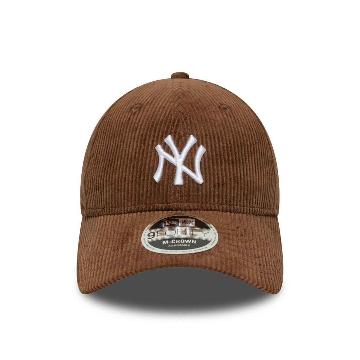 Kasket New Era MLB Cord 9FORTY M-CROWN NY Yankees Adjustable Cap Brun | 60691054, 1
