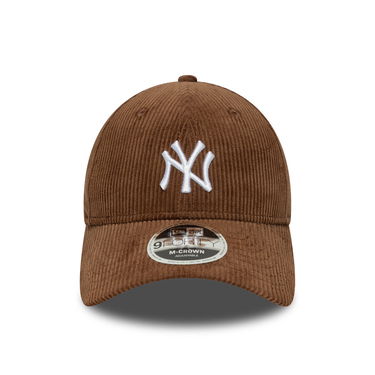 Kasket New Era MLB Cord 9FORTY M-CROWN NY Yankees Adjustable Cap Brun | 60691054, 1