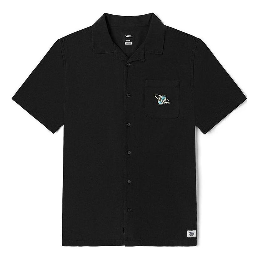 Skjorte Vans Anaheim Woven Shirt Sort | VN0007WQBLK
