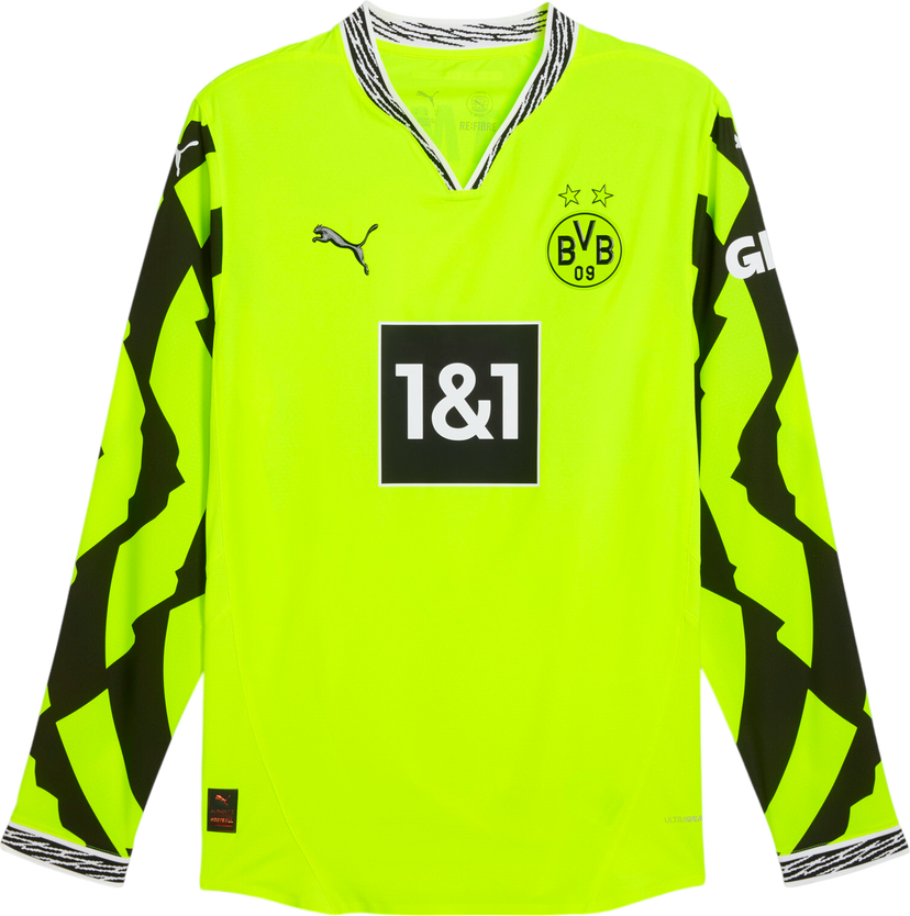 Jersey Puma BVB Anniversary Authentic Long Sleeve Jersey Gul | 776141-04