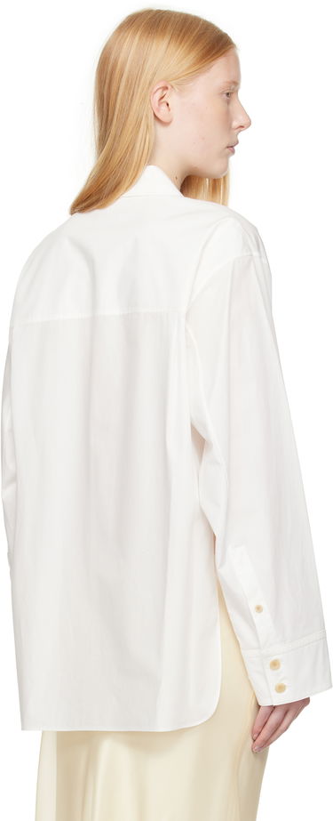 Skjorte Khaite Khaite Herschel Button-Down Shirt Hvid | 2379195, 2