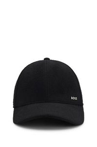 Wool-silk cap with twill lining