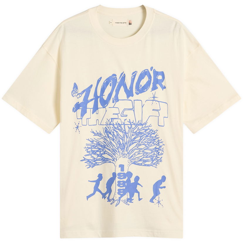 T-shirt Honor The Gift Family Tree Graphic Tee Beige | HTG250244-BON