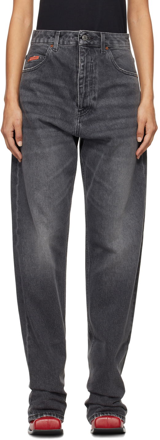 Jeans Martine Rose Open Fly Jeans Sort | 245WD03002, 0