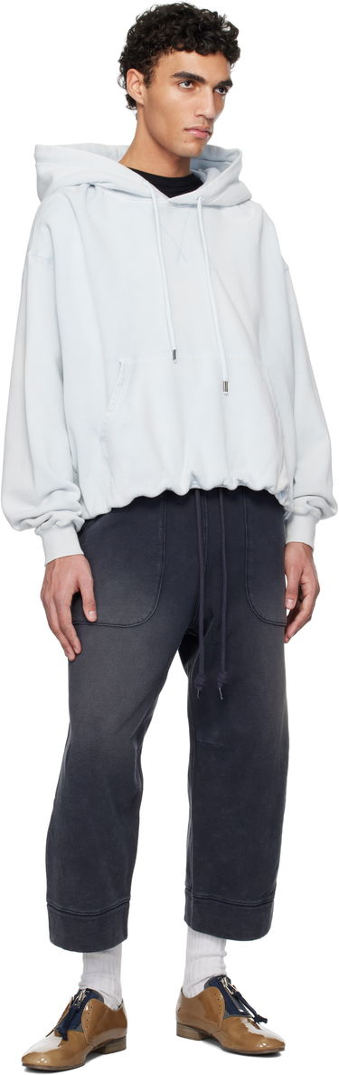 Sweatshirt R13 R13 Balloon Popover Hoodie Blå | R13MK215-001BE, 3