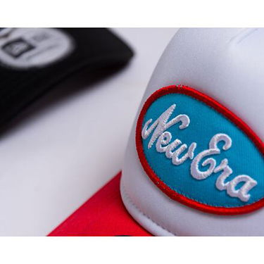 Kasket New Era 9FORTY A-Frame Trucker Oval Red / White One Size Rød | 60435036, 4
