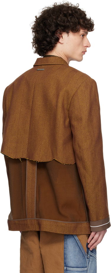 Jakke Andersson Bell Andersson Bell Inside Out Herringbone Blazer Brun | awa699u, 2