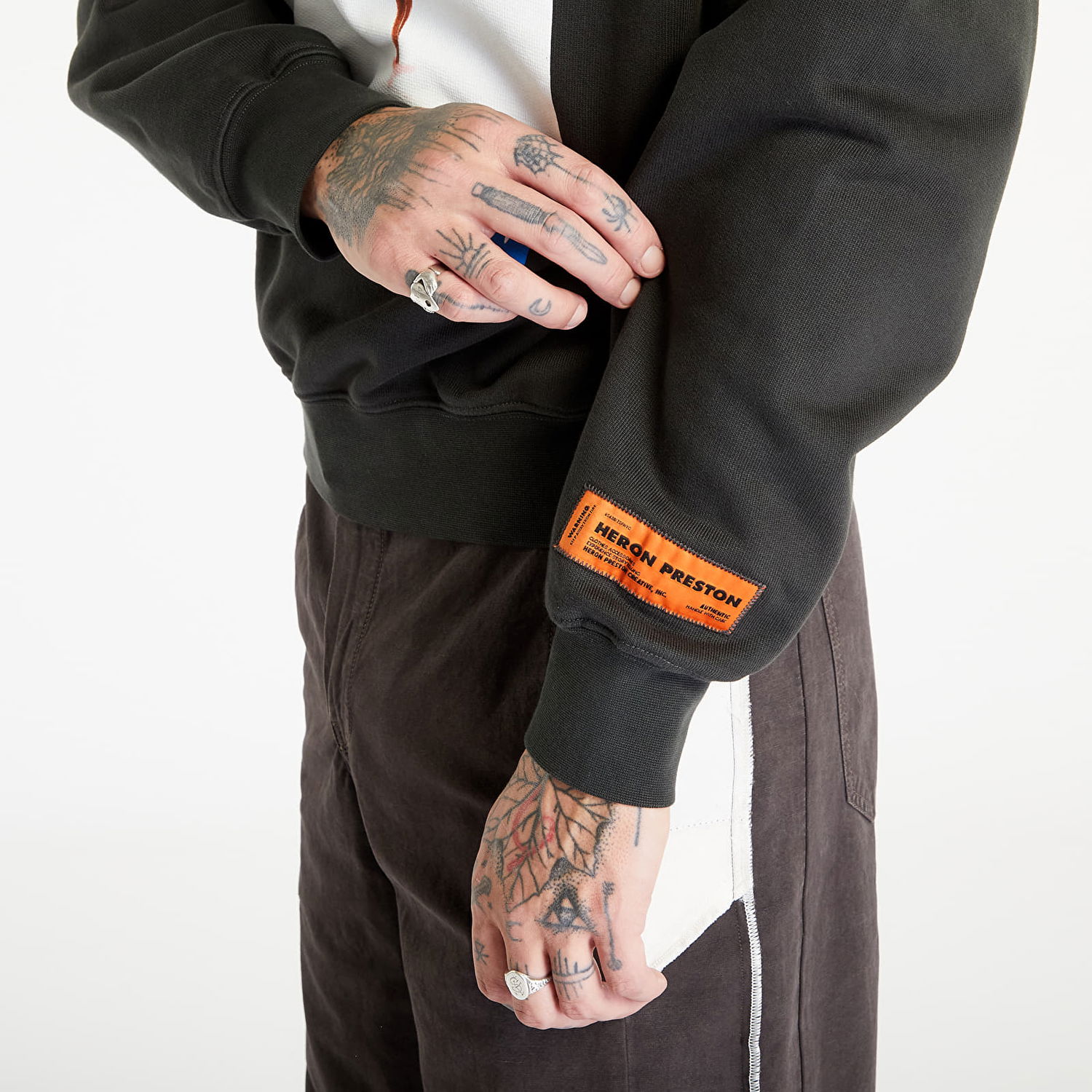 Sweatshirt HERON PRESTON Heron Sweatshirt Grå | HMBA020F23JER0041046, 1