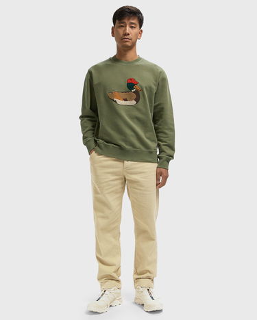 Sweatshirt Edmmond Studios Duck Hunt Sweatshirt Grøn | 325-40-01680, 1