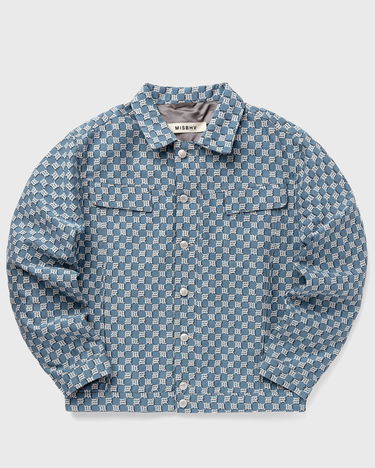 Jakke MISBHV Jacquard Monogram Canvas Trucker Jacket Blå | 230M401, 3