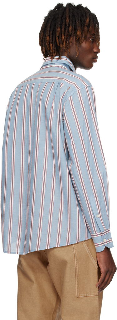 Skjorte Bode Bode Regatta Stripe Shirt Blå | MRS25SH026, 2