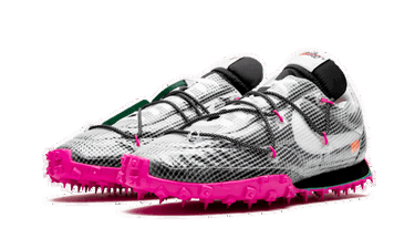 Sneakers og sko Nike Off-White x Waffle Racer "Black Fuchsia" Flerfarvet | CD8180-001, 3
