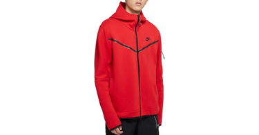 Sweatshirt Nike Sportswear Tech Fleece Hoodie Rød | cu4489-657, 1