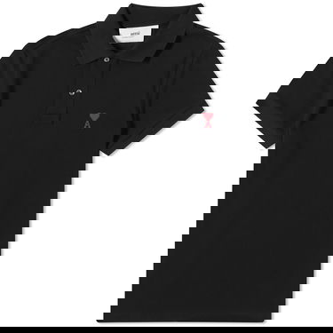 Polo skjorte AMI Small A Heart Polo Tee Sort | BFUPL001-760-001, 0