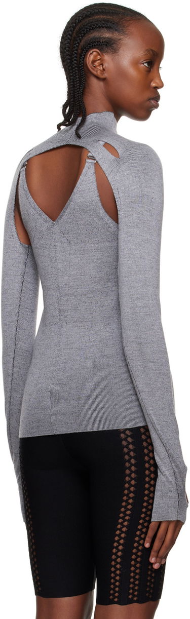 Sweater Dion Lee Cutout Turtleneck Top Grå | C7078P22, 2