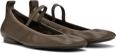 Sneakers og sko LEMAIRE Square Toe Ballerina Flats Grøn | FO0138 LL0115, 3