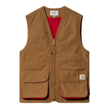 Vest Carhartt WIP Heston Vest "Hamilton brown / Cherry heavy stone wash" Brun | I032149_1OB_60, 7