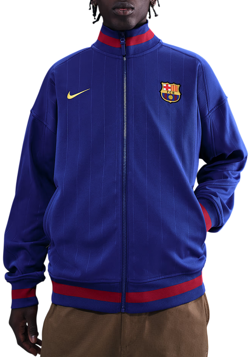 Jakke Nike FC Barcelona Academy Pro Anthem Jacket Blå | hj6374-455