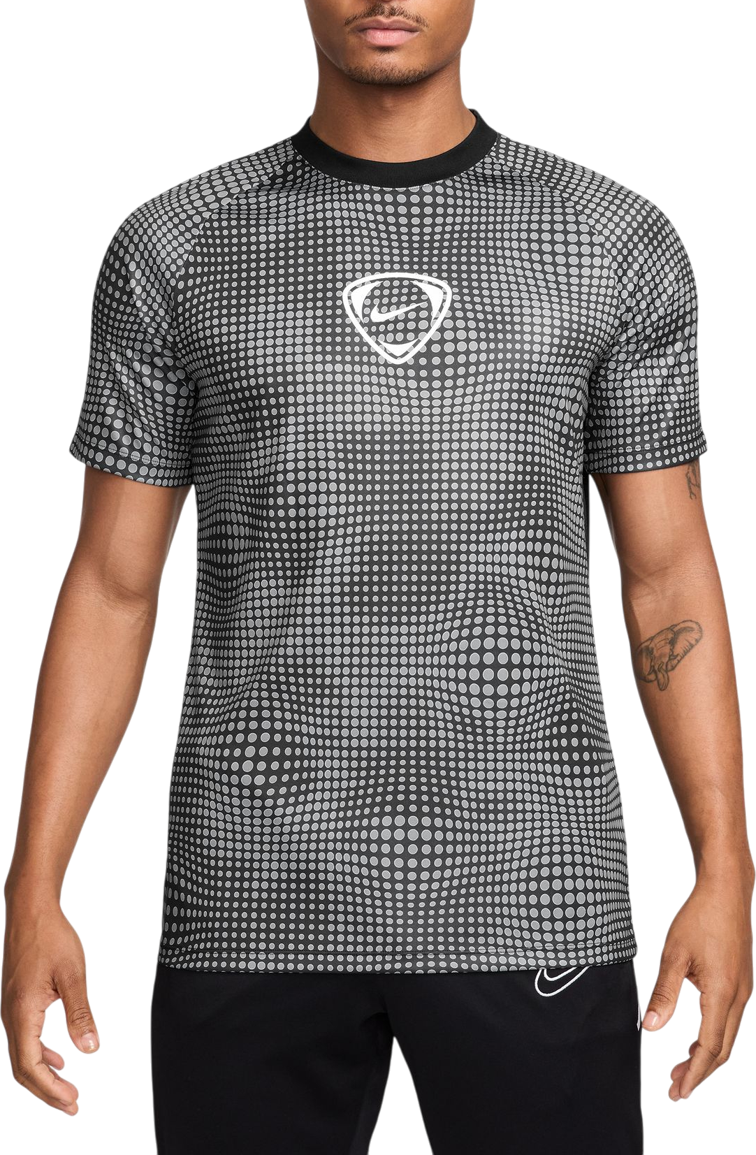 T-shirt Nike Dri-FIT Academy+ Wavy Dotted Training Shirt Sort | hv3587-010, 0
