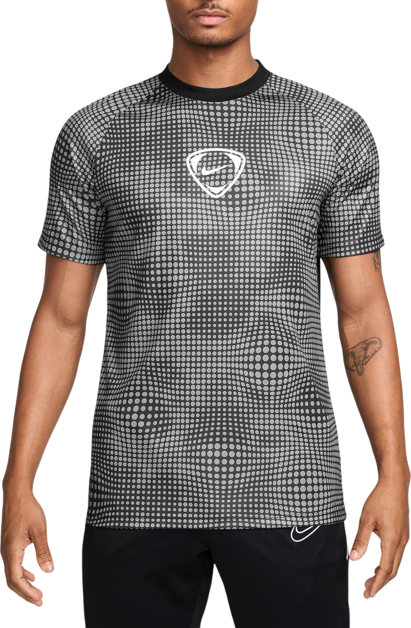 T-shirt Nike Dri-FIT Academy+ Wavy Dotted Training Shirt Sort | hv3587-010
