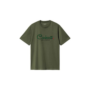 T-shirt Carhartt WIP Paradise Script Graphic T-Shirt Grøn | I033948_9, 5