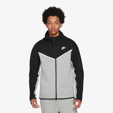 Sweatshirt Nike Tech Fleece Hoodie Full-Zip Sort | CU4489-016, 3