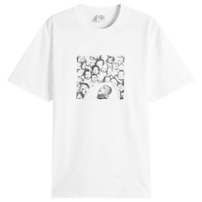 T-shirt Polar Skate Co. Babies Graphic T-Shirt, Size Large, Polar Skate Co. Hvid | PSC-SU25-18-WHT
