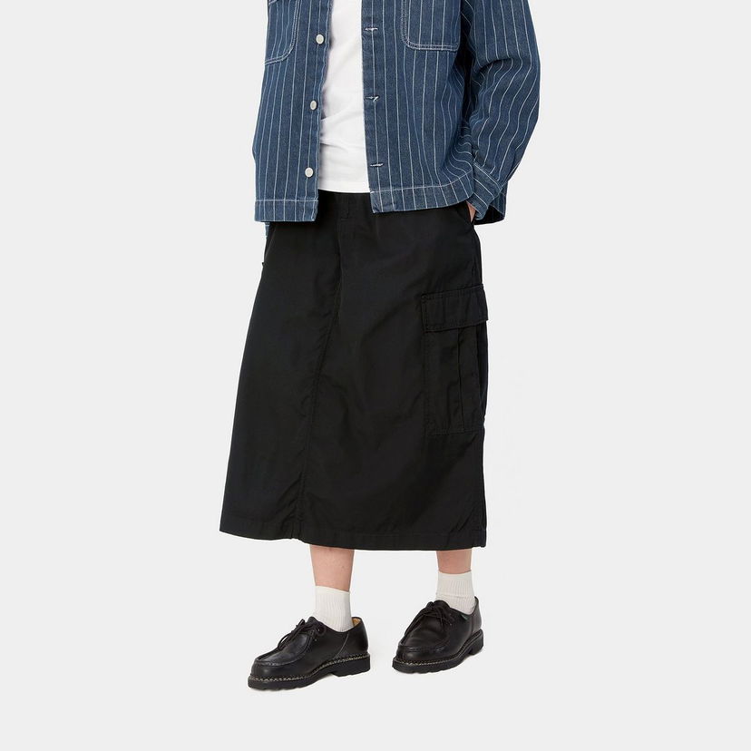 Nederdel Carhartt WIP Jet Cargo Skirt Sort | I033148_89_02