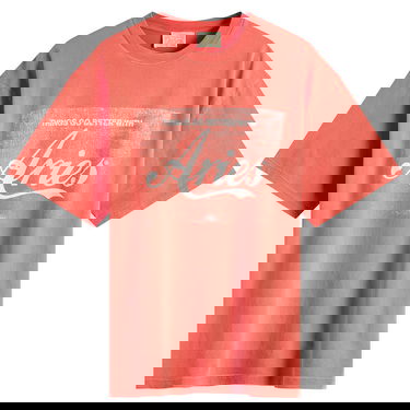 T-shirt Aries Aries Sunbleached Cola T-Shirt, Size Large Rød | AR62622-RED, 0