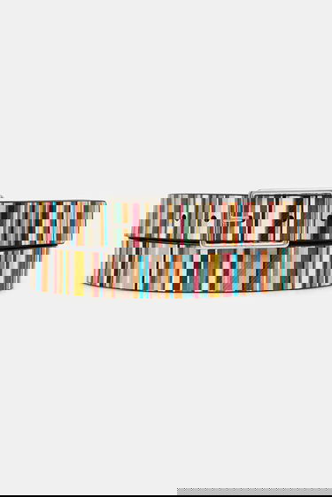 Bælter Paul Smith Paul Smith Reversible Leather Striped Belt Flerfarvet | M1A.8172.DC2FMU, 0