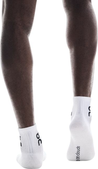 Sokker On Running Running Logo Mid Socks Hvid | 2uf10520069, 2
